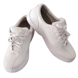 Apex Women's‎ 6.5M Light Cream Color Lace Up Canvas Sneakers